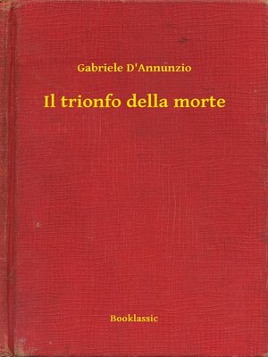 cover image of Il trionfo della morte
